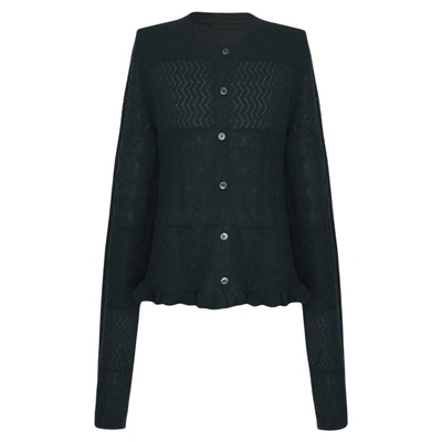 萌萌Ja两色温柔长袖针织开衫