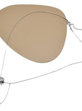 钛钢金属球蛇骨链项链女