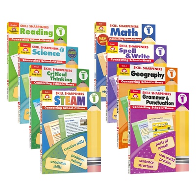 美国教辅技能铅笔刀练习册英文原版