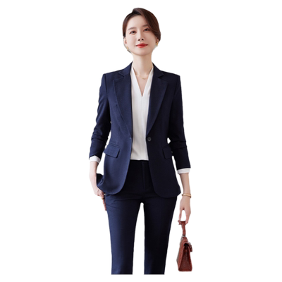 诗璐雅职业装西装套装女正装春秋
