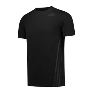 ADIDAS阿迪达斯男子速干运动健身透气休闲宽松圆领短袖T恤FL4309
