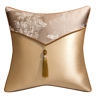 中国风抱枕靠垫大靠背垫新中式抱枕沙发客厅轻奢高级感床头靠枕套