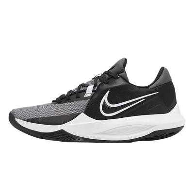 耐克男鞋NIKE PRECISION VI 精密6黑白 耐磨实战篮球鞋DD9535-003