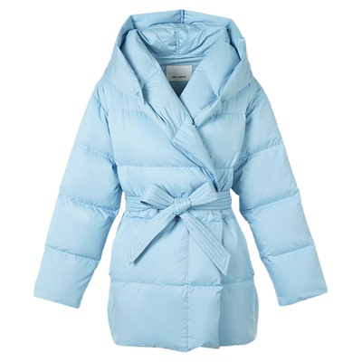 【王楚然同款】朗姿轻羽45°云90白鹅绒羽绒服设计感2025冬季新款