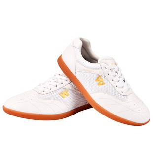 太极鞋男新款牛筋底八段锦太极拳练功鞋武术鞋太极运动鞋女武士龙