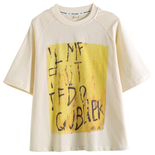 女童短袖t恤2026新款大童韩版女孩潮牌洋气夏装儿童夏季宽松上衣