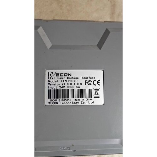 议价WECON维控触摸屏 LEVI2070，10寸工业级，24V