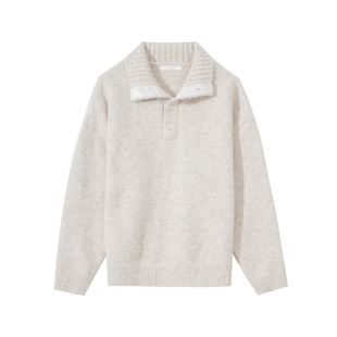 Hualun男士高领毛衣冬季加厚针织衫男韩系宽松潮牌打底衫上衣毛衫