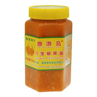 绿裕灯笼椒辣酱700g海南旅游岛黄灯笼辣椒酱 黄辣椒酱酸汤肥牛酱