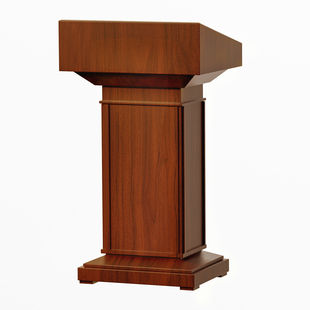 实木演讲桌发言台学校演讲台教师讲台桌酒店接待台4s店迎宾台餐厅