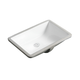 台下盆嵌入式陶瓷洗手盆方形阳台卫生间椭圆洗脸盆酒店大容量单盆