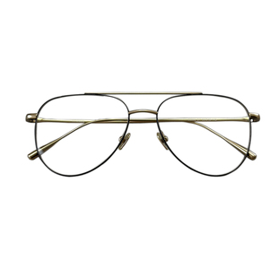 纯钛飞行员款超轻双梁眼镜框男配近视镜片散光变色潮流痞帅眼镜框