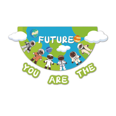 幼儿园墙面装饰环创太空人科技节主题成品文化教室布置宇航员立体