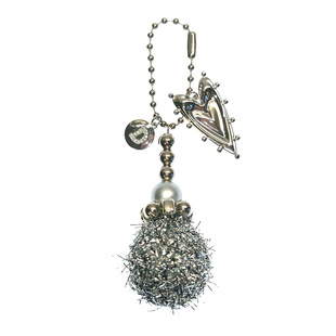 D.HOUSE原创配件饰品 手机包包挂钥匙扣保温杯套挂件 闪刺水银球