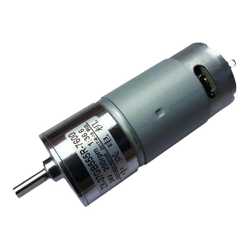 37GB555大力矩小电机 低压DC12V24V微型慢速低速正反转可调速马达