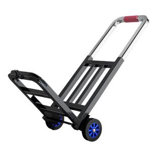 日本进口手拉车折叠搬运拖车家用购物车拉货买菜手推车行李拉杆车