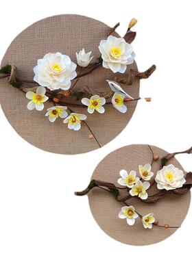 点点红客厅中式花卉装饰自然家居