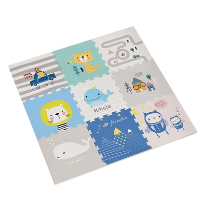 皮安诺拼接爬行垫全屋通铺