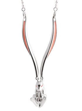 十口二冂兔子纯银项链女小众设计感ins冷淡风锁骨链女潮网红简约