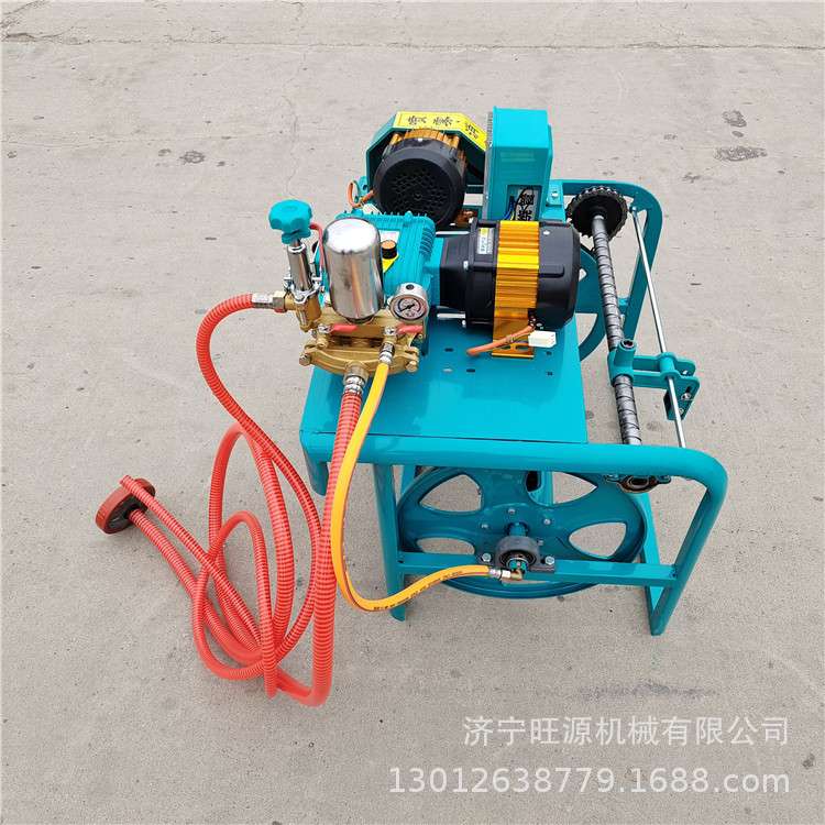 自动收放管电动打药机 田园雾化打药机 汽油卷管打药机