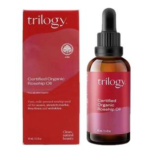 trilogy 玫瑰果油玫瑰精油提亮油养肤脸部抗皱淡化细纹面部精华油