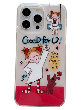 日韩coco酱女孩适用苹果手机壳