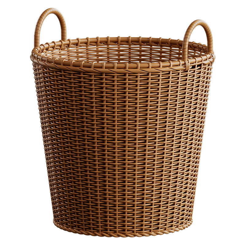 日式脏衣篓家用衣服收纳筐网红高颜值高级感大容量收纳桶放洗衣篮