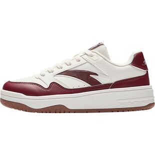 安踏女鞋板鞋街顽3女款2025冬季新款撞色拼接休闲运动鞋