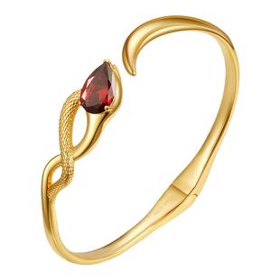 MGS/曼古银红瑞2025设计感S925银手镯子女新中式国风新潮生日礼物