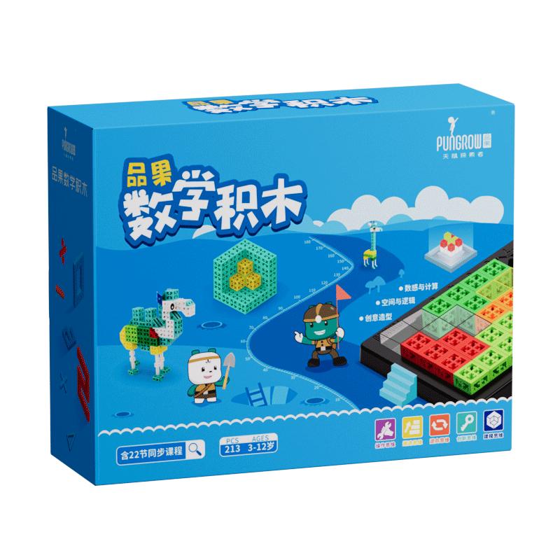 品果十格阵数学积木启蒙思维玩具