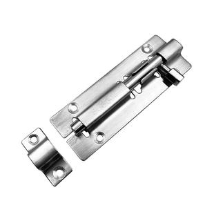 304不锈钢插销门扣门栓木门销防盗锁扣门闩免打孔加厚老式明插销