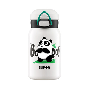 苏泊尔儿童保温杯男女孩上学专用宝宝幼儿吸管杯子小学生保温水壶