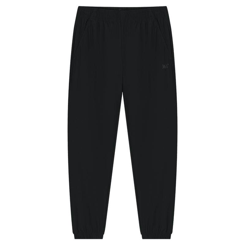 361运动裤男裤春季收口长裤拉链口袋男子宽松直筒裤休闲九分裤子