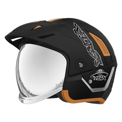 君豪龙大帽檐3c认证防雾骑行头盔