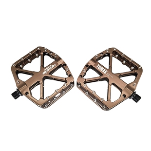 山马士enduro宽大铝合金抛光3轴承脚踏板速降土坡 山地车防滑脚蹬