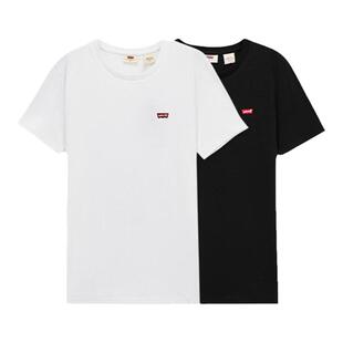 【商场同款】Levi's李维斯女士美式合身短款条纹纯棉短袖T恤0019B