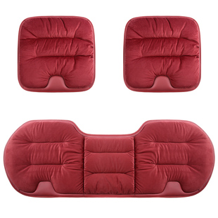 2025新款汽车坐垫冬季毛绒座椅垫加厚主驾驶前后排单片车座垫子