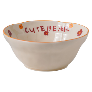 陶瓷七英寸面碗个人专用精致面条碗高颜值泡面碗釉下彩大汤碗可爱