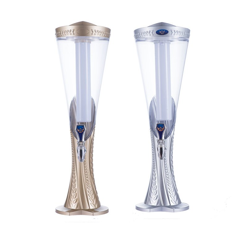 麦穗款酒炮创意七彩发光扎啤酒炮