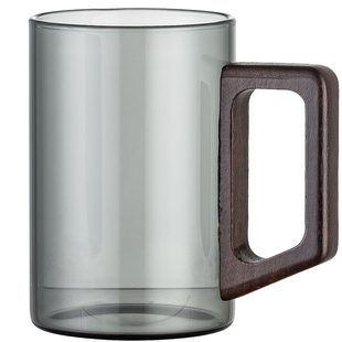 泡茶杯玻璃水杯子带把手办公室个人专用男士喝绿茶高硼硅家用单杯