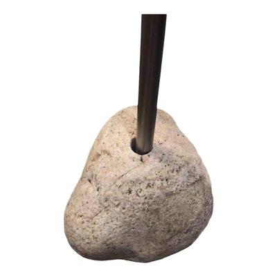 天然鹅卵石服装衣架底座