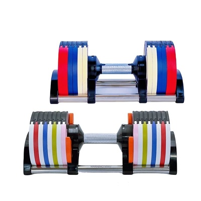 nuo调节哑铃男士纯钢可调节