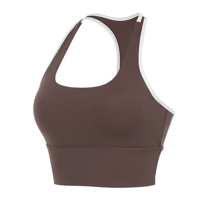 annerun防震运动内衣女工字美背健身上衣跑步速干普拉提瑜伽文胸