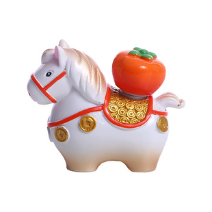 马年摆件小马办公室桌面装饰2026年新年春节礼物送老师创意小礼品