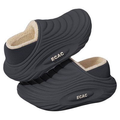 防水棉拖鞋男保暖防滑防臭抗菌