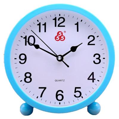 上海三五座钟客厅卧室摆放家用台式静音钟创意数字时尚大字老人钟