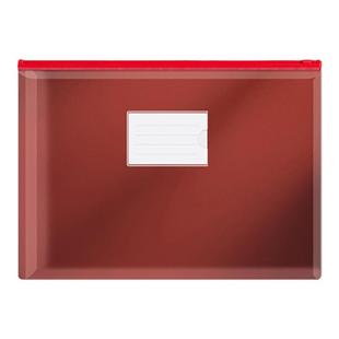 得力考试专用袋子高考中考透明笔袋a4拉链式文件收纳袋加厚试卷袋防水袋学生用A5文具袋资料袋塑料透明拉边袋