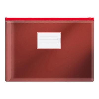 得力考试专用袋子高考中考透明笔袋a4拉链式文件收纳袋加厚试卷袋防水袋学生用A5文具袋资料袋塑料透明拉边袋