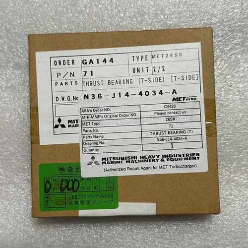 议价三菱MET26SR,透平轴承，T-SIDE