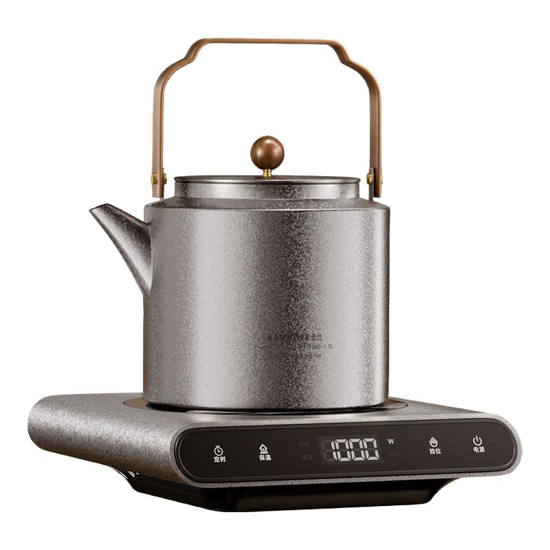 金灶CH-92电陶炉新款围炉煮茶壶泡茶专用钛烧水壶保温一体煮茶炉